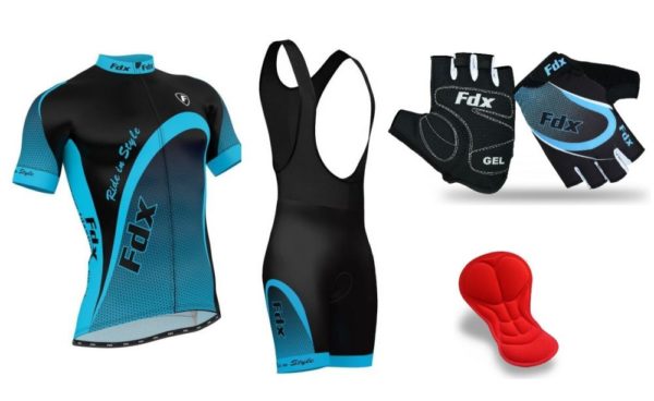 FDX Pro Cycling Set + Gloves