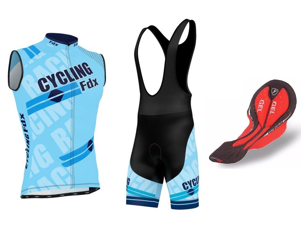FDX Pro Cycling Sleevless Set
