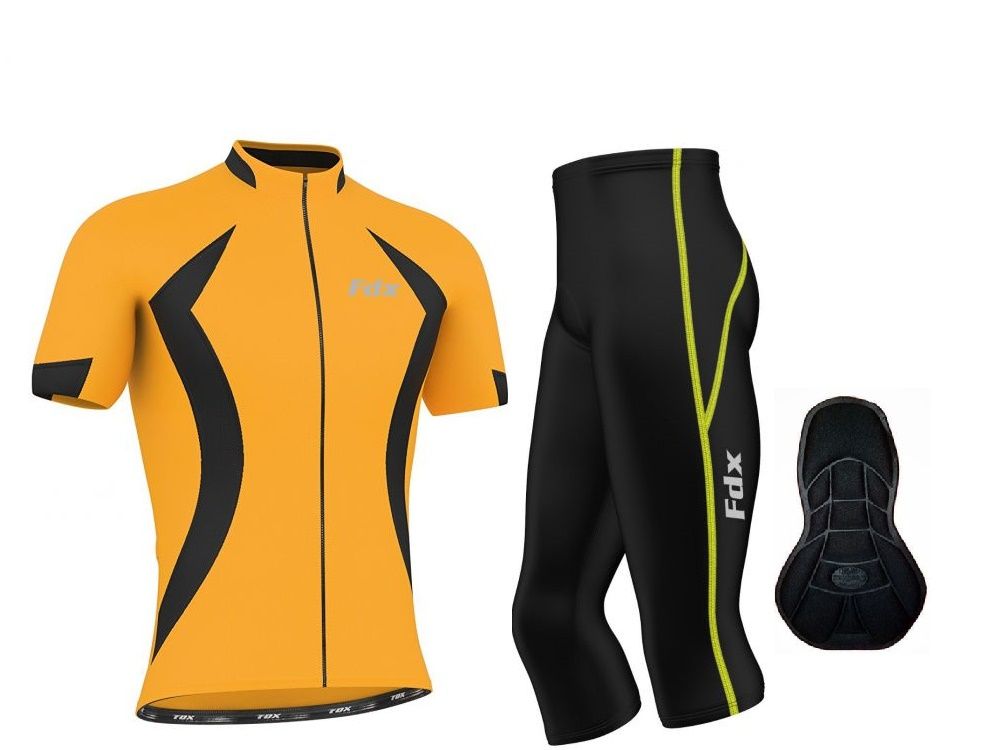 FDX Race Padding 3/4 Cycling Set